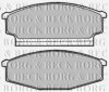 BORG & BECK BBP1167 Brake Pad Set, disc brake